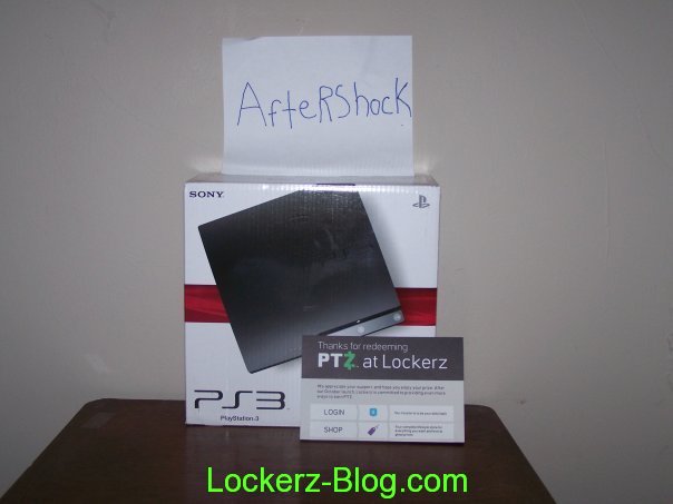 Lockerz prize Ps3